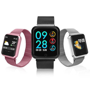 Relógio Smartwatch P68 Inteligente /  Monitor De Pressão Arterial Frequência Cardíaca Impermeável Iphone Android Saúde