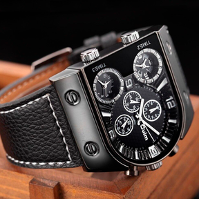 Relógio Masculino Three Time Zone