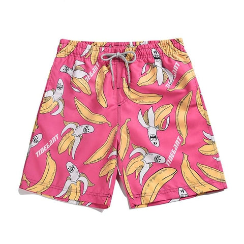Shorts de Praia Impressão 3D