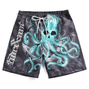 Shorts de Praia Impressão 3D