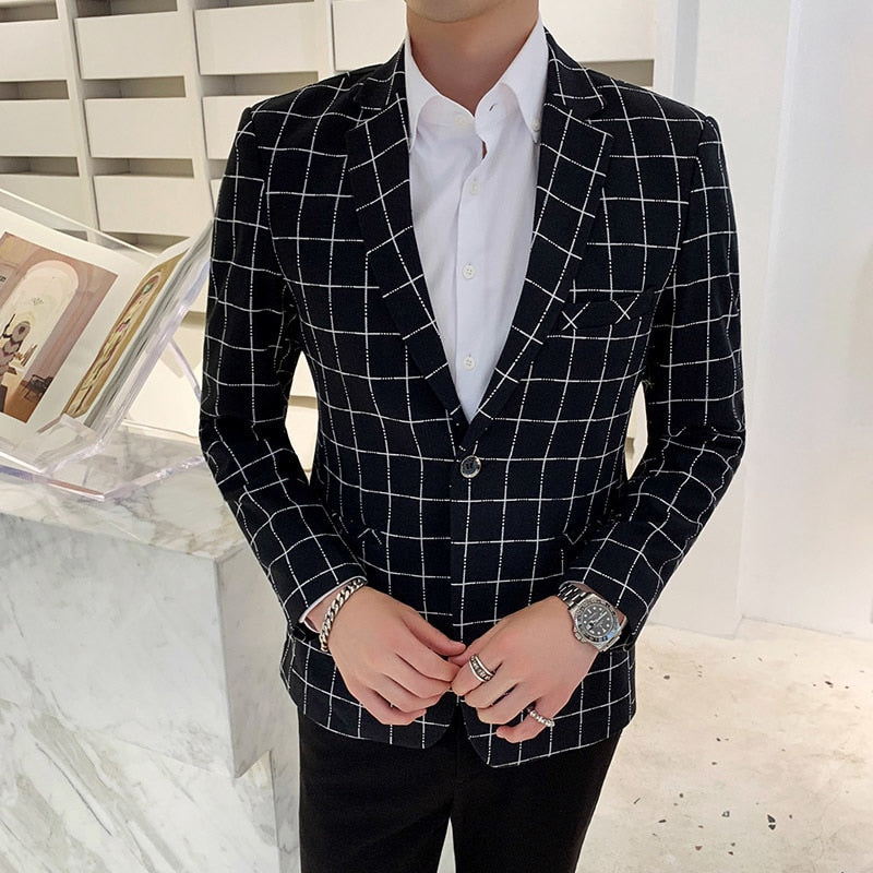 Blazer Xadrez  Vogue