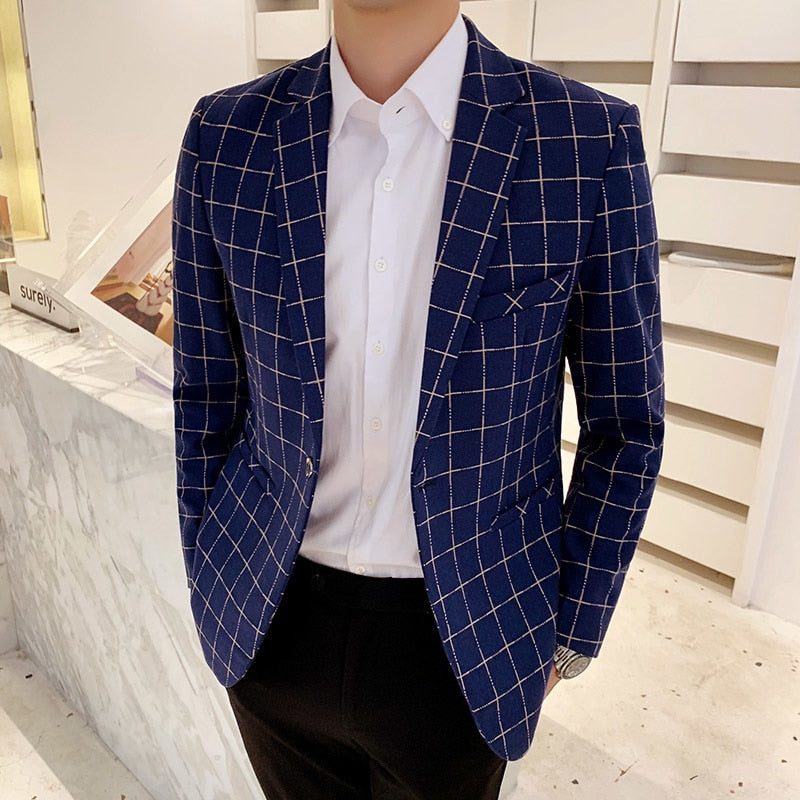 Blazer Xadrez  Vogue