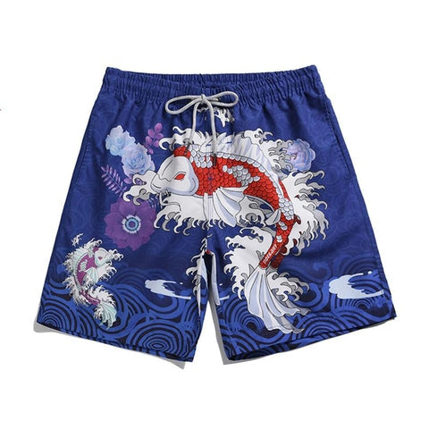 Shorts de Praia Impressão 3D