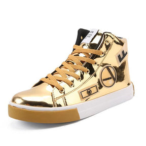 Bota Metalizada Fashion