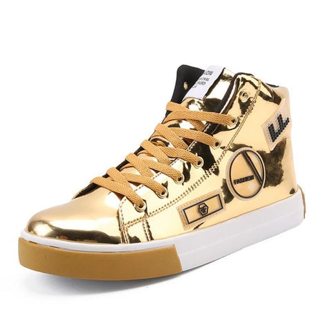 Bota Metalizada Fashion