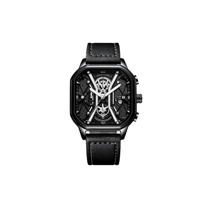 Orologio con Cinturino in Pelle Triste – Design Classico e Comfort Elegante