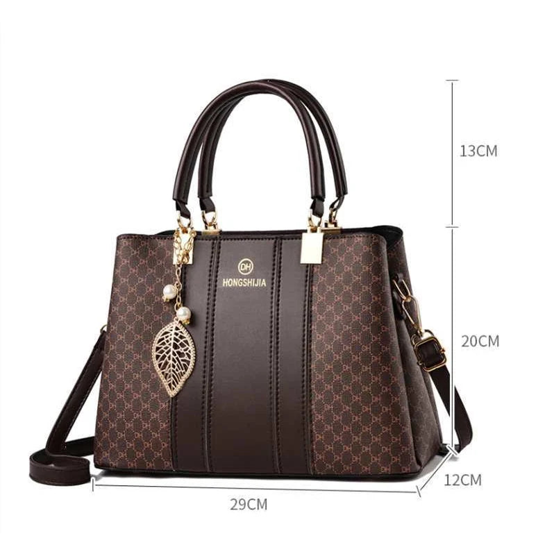 Women's Genuine Leather Handbag - Premium DH