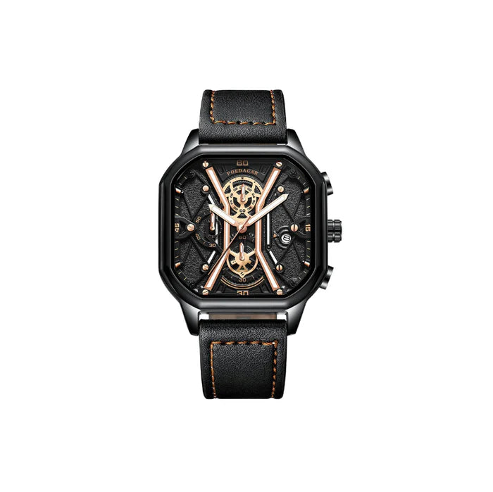Orologio con Cinturino in Pelle Triste – Design Classico e Comfort Elegante
