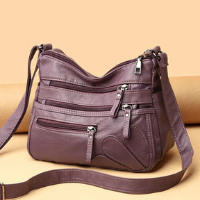 Women's Genuine Leather Crossbody Bag - Stephan Ferrera