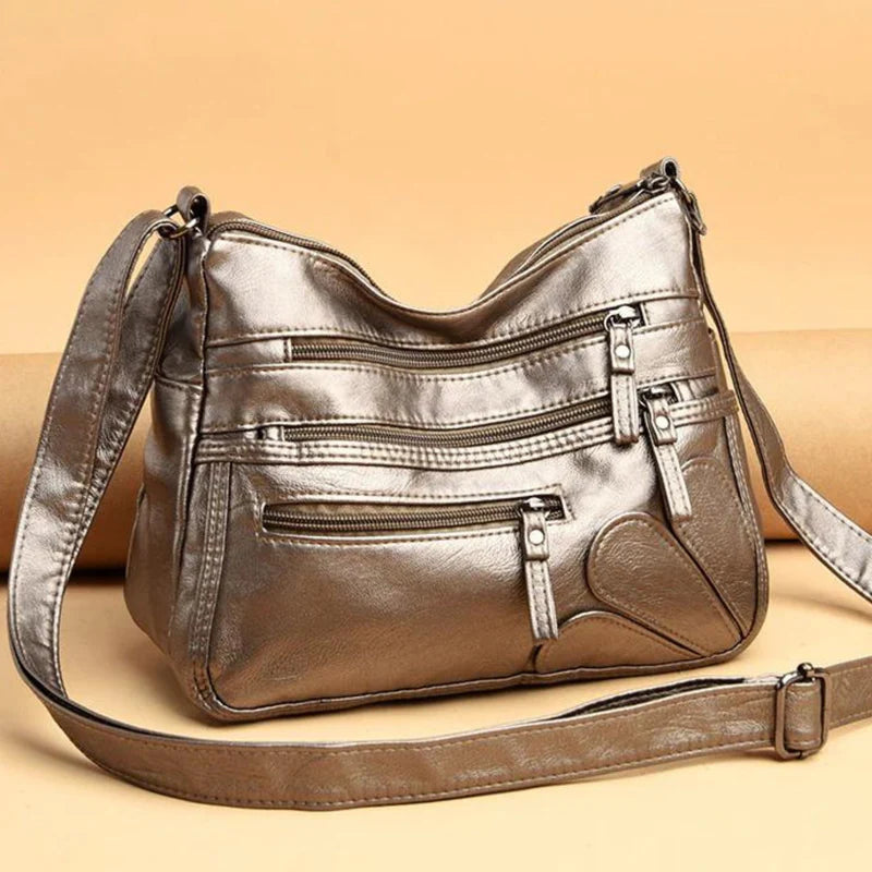 Women's Genuine Leather Crossbody Bag - Stephan Ferrera