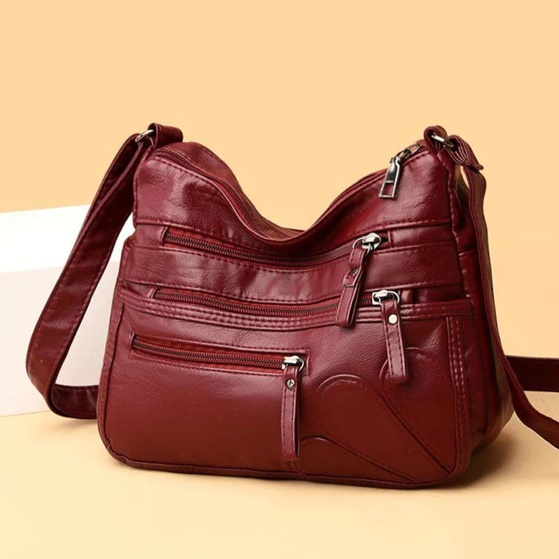Women's Genuine Leather Crossbody Bag - Stephan Ferrera