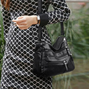 Women's Genuine Leather Crossbody Bag - Stephan Ferrera