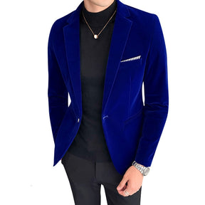 Blazer de Veludo Slim