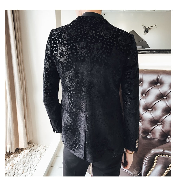 Blazer de Veludo Aster