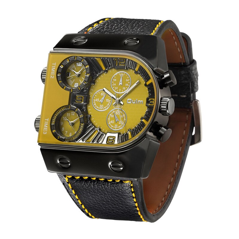 Relógio Masculino Three Time Zone