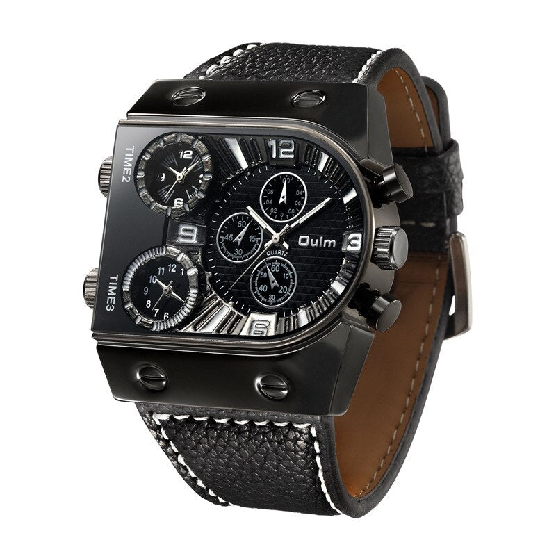 Relógio Masculino Three Time Zone