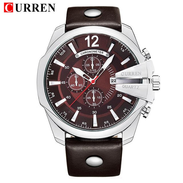 Relógio Luxo Curren  Big Dial