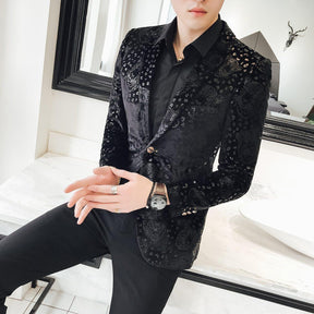 Blazer de Veludo Aster