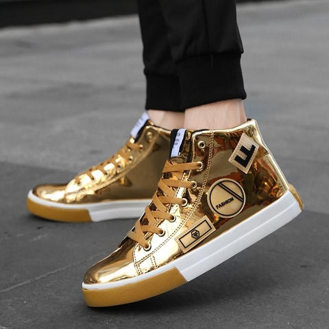 Bota Metalizada Fashion