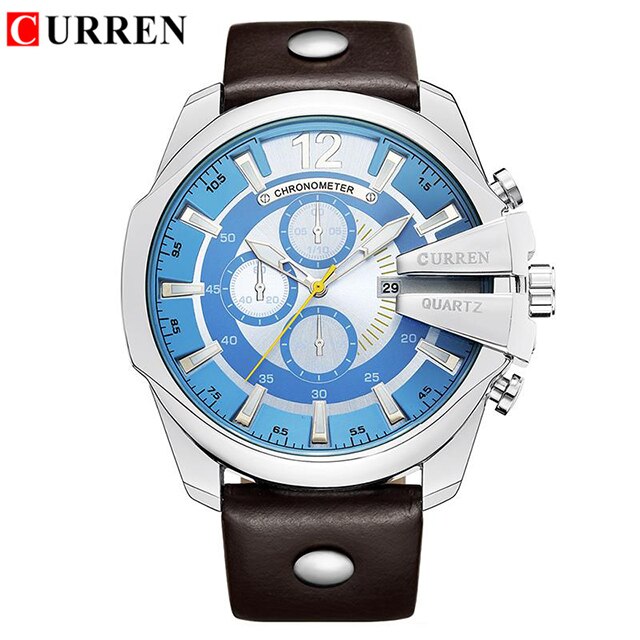 Relógio Luxo Curren  Big Dial