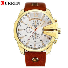 Relógio Luxo Curren  Big Dial