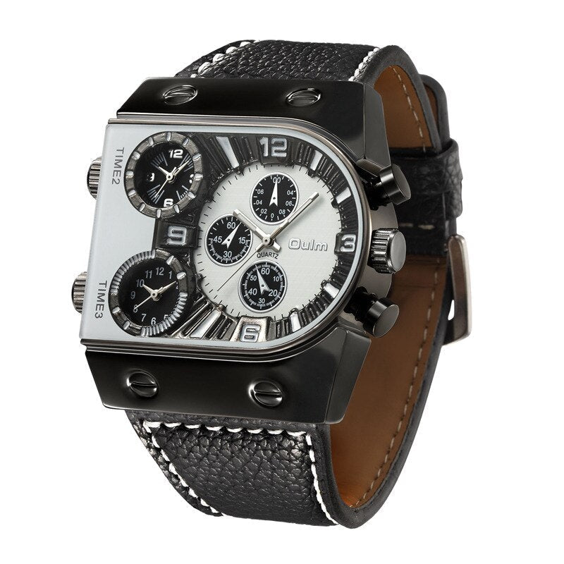 Relógio Masculino Three Time Zone