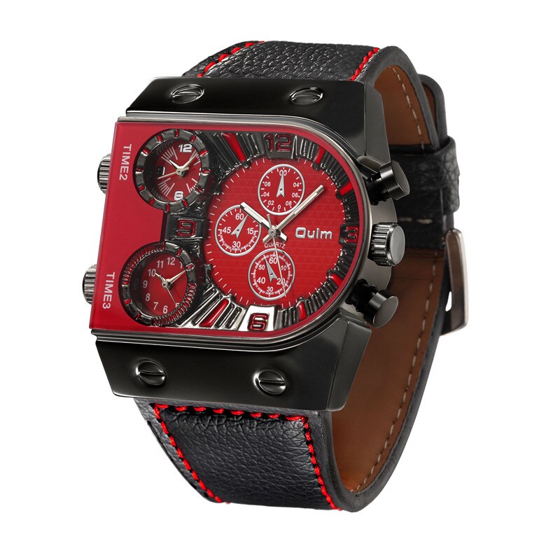 Relógio Masculino Three Time Zone