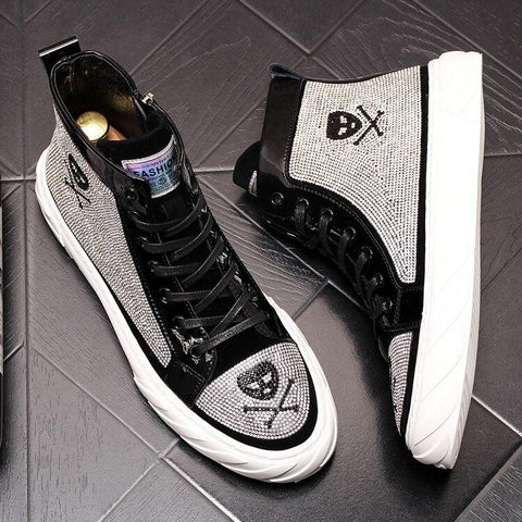 Bota Diamond Skull