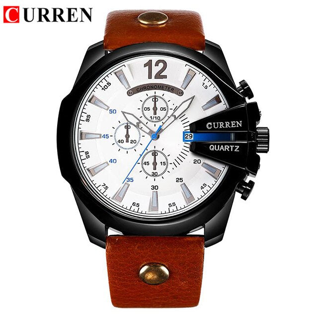 Relógio Luxo Curren  Big Dial