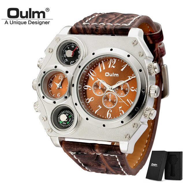 Relógio Masculino Militar Oulm