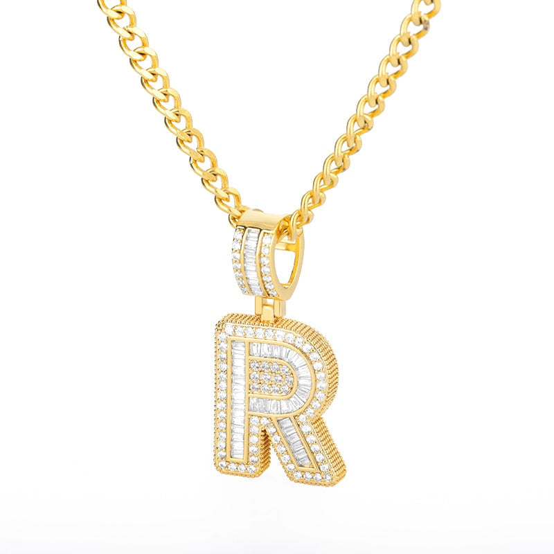 Corrente de Ouro Letras de A a Z