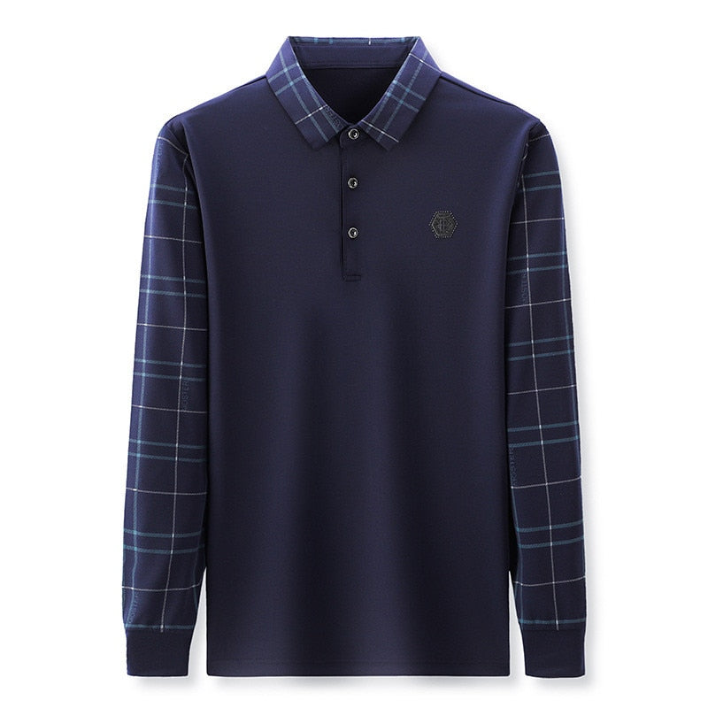 Camisa Polo Manga Longa Masculina - TB