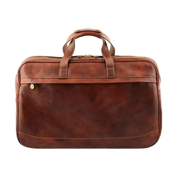 Borsa a mano in pelle su Oxford