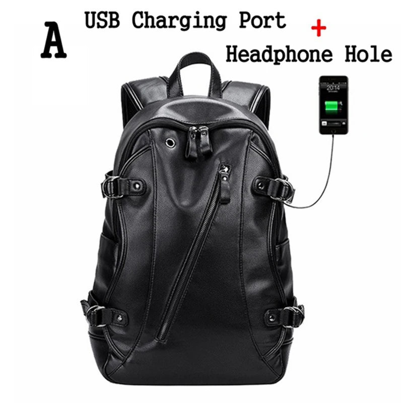 Zaino Uomo Impermeabile con Porta USB – Grande Capacità per Uso Quotidiano