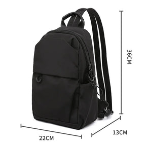 Men's Leather Laptop Backpack (15.6-inch) with USB Charging – Waterproof, Anti-Theft, and Travel-Friendly