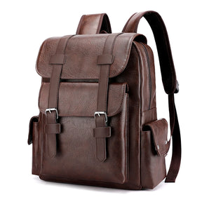 Zaino Uomo in Cuoio Grande per Laptop – Scuola e Viaggi