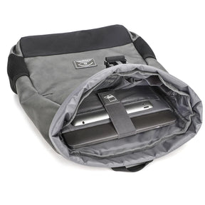 Unisex Waterproof PU Leather Backpack with USB Port – Lightweight, Roll-Top Design, Large Capacity