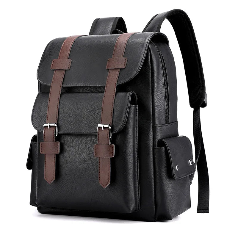 Zaino Uomo in Cuoio Impermeabile di Lusso – Grande Capacità per Laptop e Viaggio