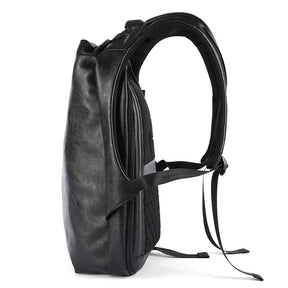 Men's Waterproof Leather Backpack with USB Port – Large Capacity for Laptop, Business, and Travel