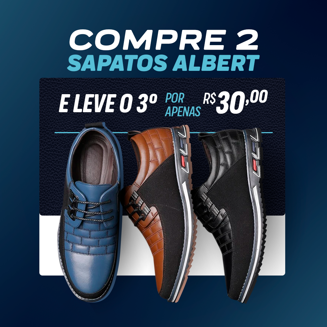 Kit 03 Sapatos Albert
