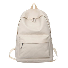 Unisex Synthetic Leather Backpack – Large Capacity for Laptop, School, and Travel