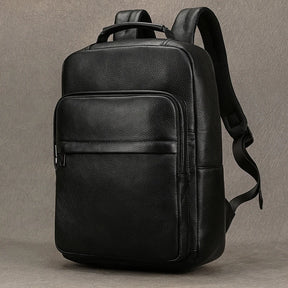 Zaino Uomo in Vera Pelle Impermeabile per Laptop 15,6" – Moda, Viaggi e Scuola