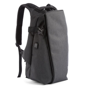 Men's Leather Laptop Backpack (15.6-inch) with USB Charging – Waterproof, Anti-Theft, and Travel-Friendly