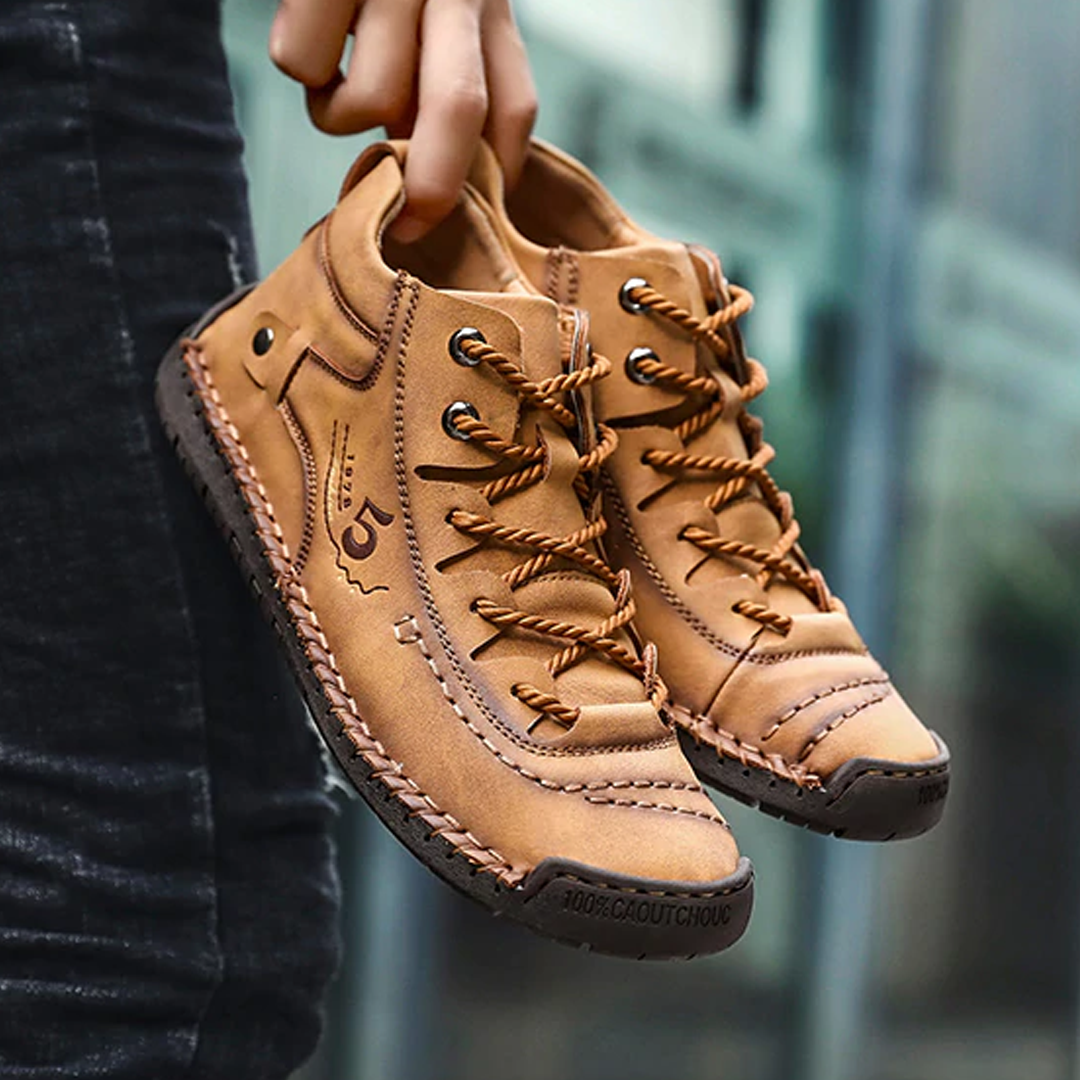 Botas de Couro Vintage