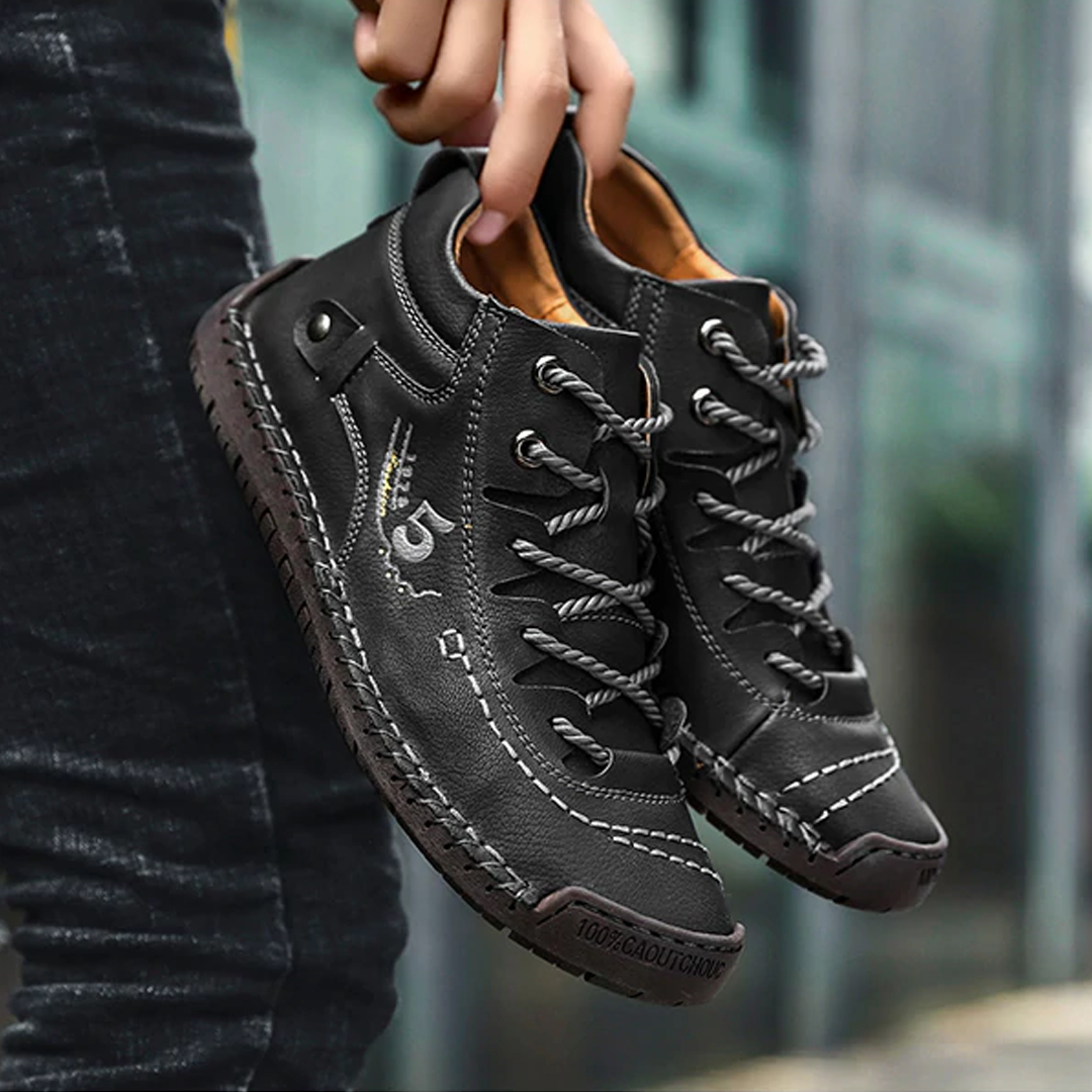 Botas de Couro Vintage