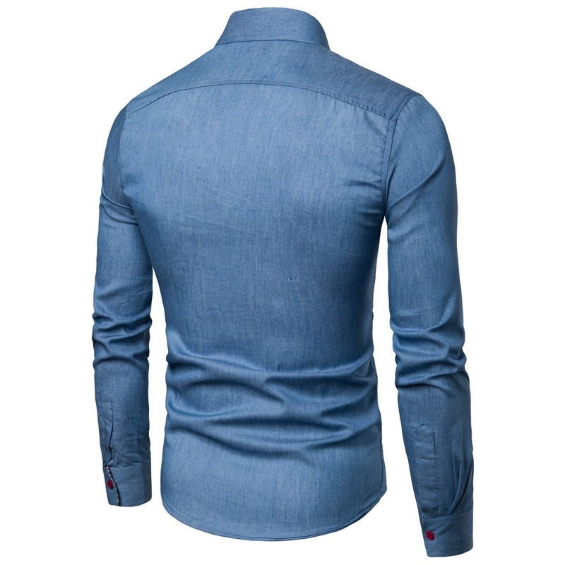 Kit 02 Camisas Jeans Social - JRF
