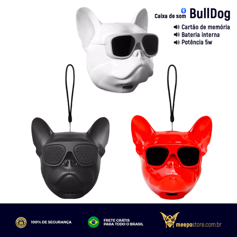 Caixa de som Bluetooth Mini Bulldog