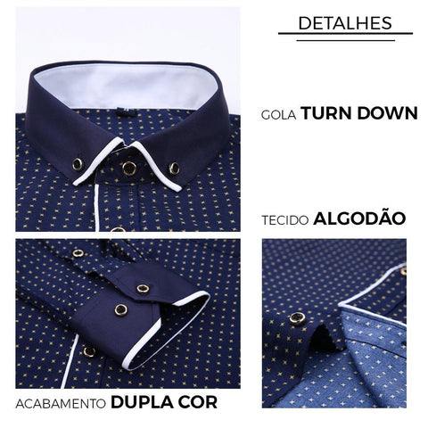 Camisa Social QiShA Xadrez
