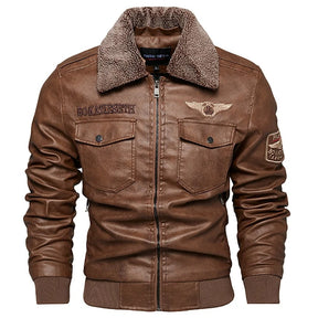 Forza e Stile in una Giacca da Uomo in Vera Pelle – Thompson Baker