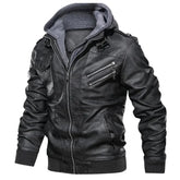 Giacca in Vera Pelle da Uomo – MotorJack Premium | Stile Motociclista Moderno in Nero